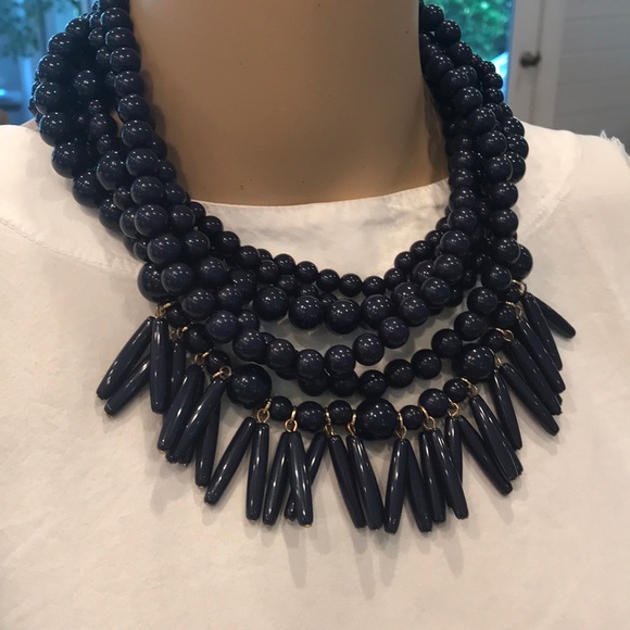 Navy necklace - Picture 3 of 3